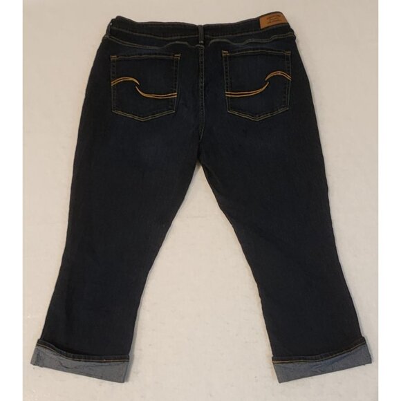 Signature Levi's strauss&co. modern capri denim jeans 16 - Picture 2 of 13